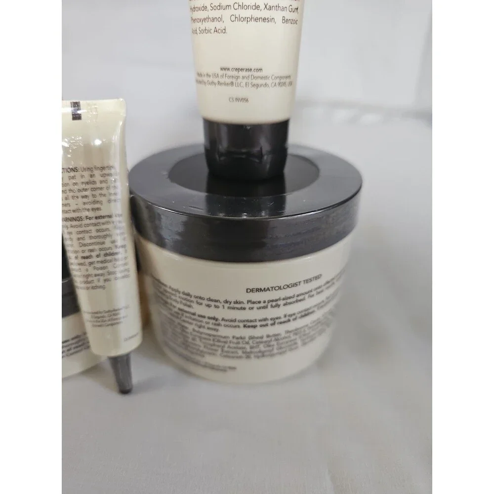 New Crepe Erase Trufirm Complex 5 piece set Dermatologist tested Lavender Honey